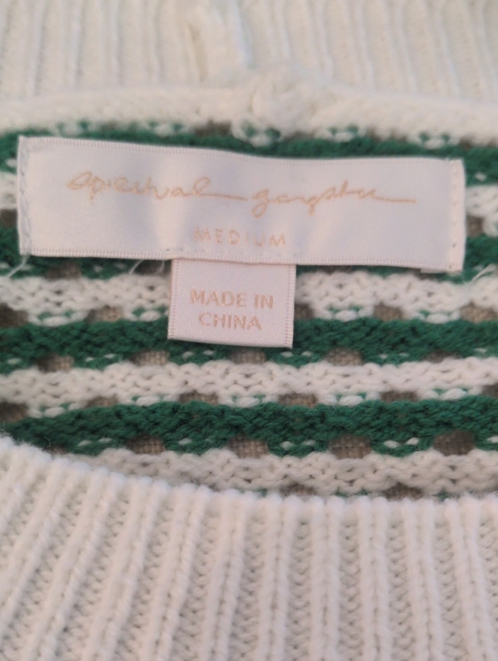Spiritual Gangster Blake Stripe Crewneck Sweater Medium - Picture 2 of 8